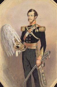 Portrait of an Officer in Full Military Dress, 1840
